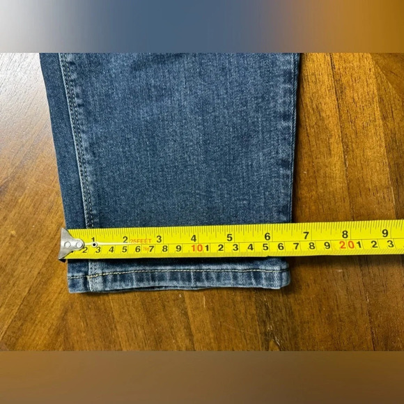 REISS Bailey Mid Rise Button Fly Cropped Jeans Straight Leg Luxe Size 27 - Picture 3 of 8